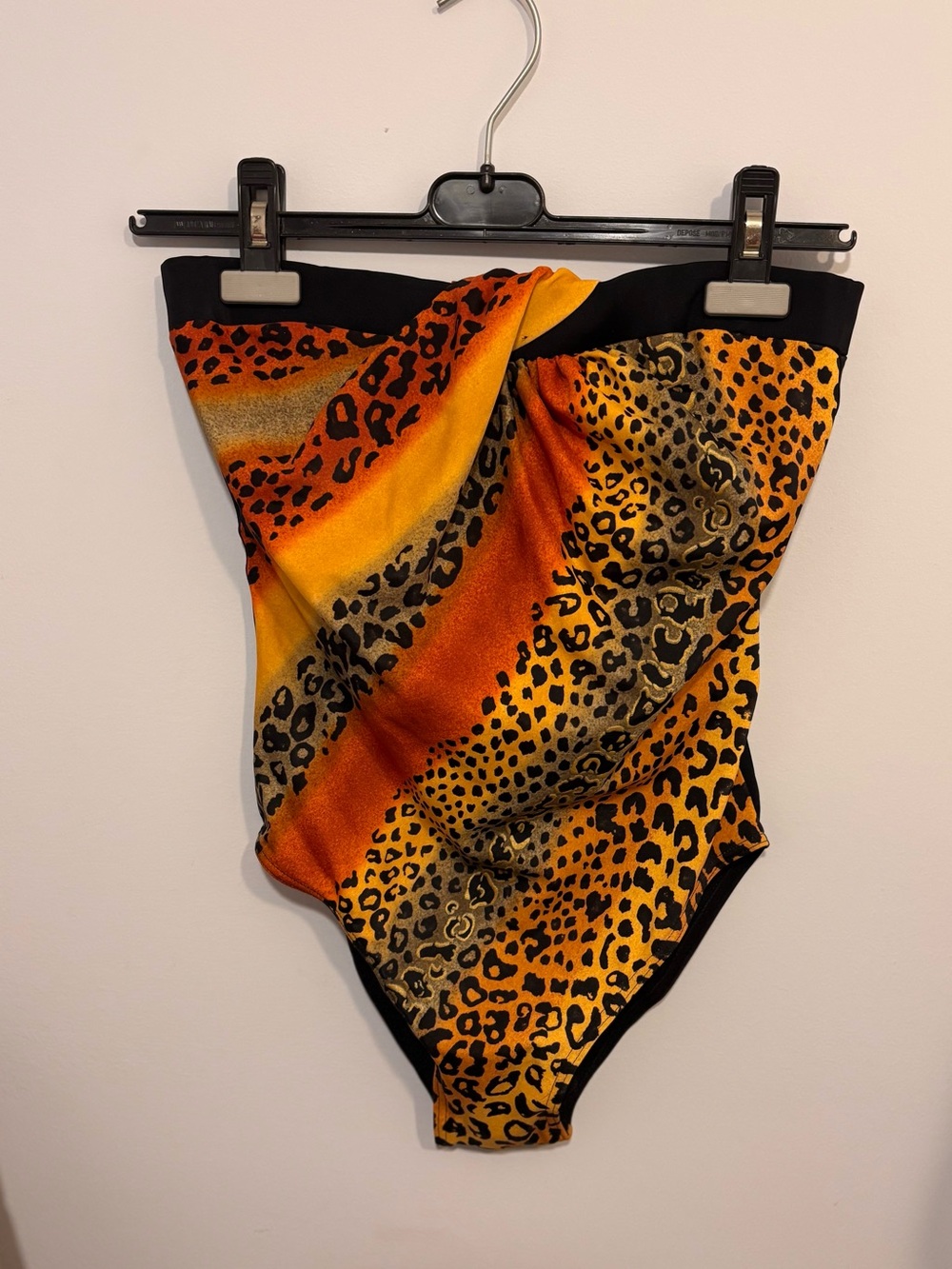 Animal Print Scarf in Orange, Olive & Rust